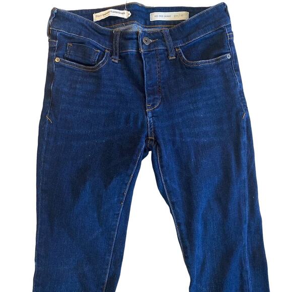 Pilcro and the Letterpress by Anthropologie Mid Rise Skinny Jeans Size 27 - Picture 2 of 6